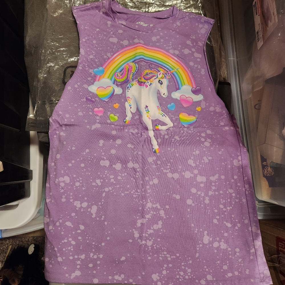 Brand New without Tags Lisa Frank Muscle Style Tank Top - Size Small